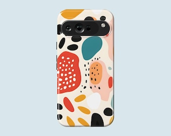 Coque de téléphone à pois art abstrait housse de téléphone adaptée pour Google Pixel 10 Pro XL 9A 9 Pro XL 8 8A 7A 7 Pro Pixel 6 Pro 6A 3A 2