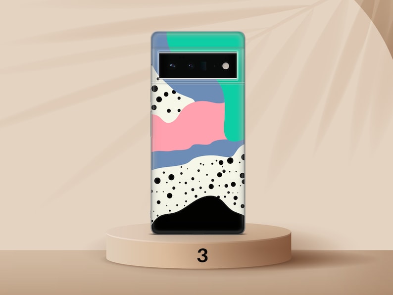 Polka Dots Phone Case Pastel Matte Cover for Google Pixel 10 Pro XL 9A 9 Pro 8A 8 Pro 7A 7 Pro 6 6A 3A 4XL 5 OnePlus 13 12R 11 10 Pro Design 3