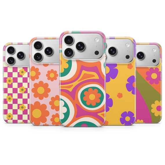 Retro Groovy Phone Case Floral Hippie Cover Fit for iPhone 17 Pro Max 16 15 14 13 12 13 11 XS Samsung S25 S24 S23 FE A56 A16 Huawei P30 Pro - Etsy Retro Groovy Phone Case Floral Hippie Cover Fit for iPhone 17 Pro Max 16 15 14 13 12 13 11 XS Samsung S25 S24 S23 FE A56 A16 Huawei P30 Pro - Etsy