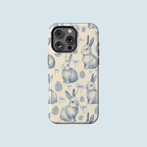 Easter Bunny Phone Case Cute Rabbit MagSafe Phone Cover Fit for iPhone 17 Pro Max 16 Pro Max 15 14 13 Pro 12 11 Pro XS XR 8 Plus