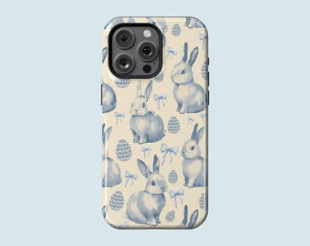 Easter Bunny Phone Case Cute Rabbit MagSafe Phone Cover Fit for iPhone 17 Pro Max 16 Pro Max 15 14 13 Pro 12 11 Pro XS XR 8 Plus