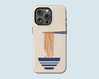 Funda de teléfono con diseño de ramen japonés, MagSafe, compatible con iPhone 17 Pro Max, 16 Pro Max, 15, 14, 13 Pro, 12, 11 Pro, XS, XR, 8 Plus