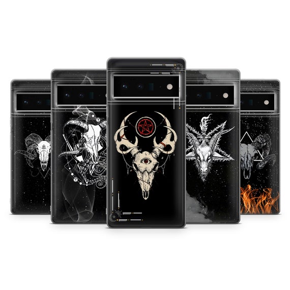 Ram Skull Phone Case Goat Head Phone Cover for Google Pixel 10 Pro XL 9A 9 Pro 8A 8 Pro 7A 7 Pro 6 6A 3A 4XL 5 OnePlus 13 12R 11 10 Pro