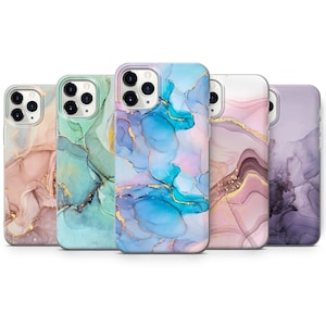 Coque de téléphone en marbre pour iPhone 16 Pro Max 15 14 Pro 13 12 11 XR 7 SE Samsung S25 S24 S23 S22 A15 A14 A51 Huawei P30 P20