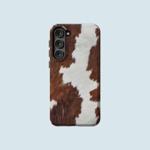 Cow Print Aesthetic Phone Case Animal Print Phone Cover Fit For Samsung Galaxy S25 S24 FE S23 Ultra S23 S22 Ultra S20 FE Note 20 Ultra