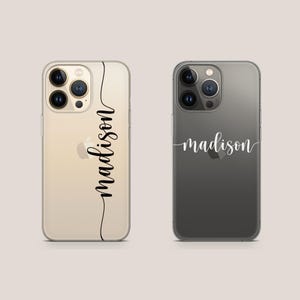 Custodia per telefono con nome personalizzato, iniziali personalizzate, adatta per iPhone 16 Pro Max 15 14 11 12 13 XR XS 7 Samsung S25 S24 S23 S22 A14 Huawei P30