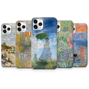 Custodia per telefono Claude Monet Painting Art Cover per iPhone 16 Pro Max 15 14 11 12 13 XS 7 Samsung S25 S24 S23 FE S21 A15 A14 A52 Huawei P30 Pro