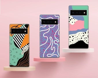 Coque de téléphone à pois pastel, housse mate pour Google Pixel 10 Pro XL 9A 9 Pro 8A 8 Pro 7A 7 Pro 6 6A 3A 4XL 5 OnePlus 13 12R 11 10 Pro