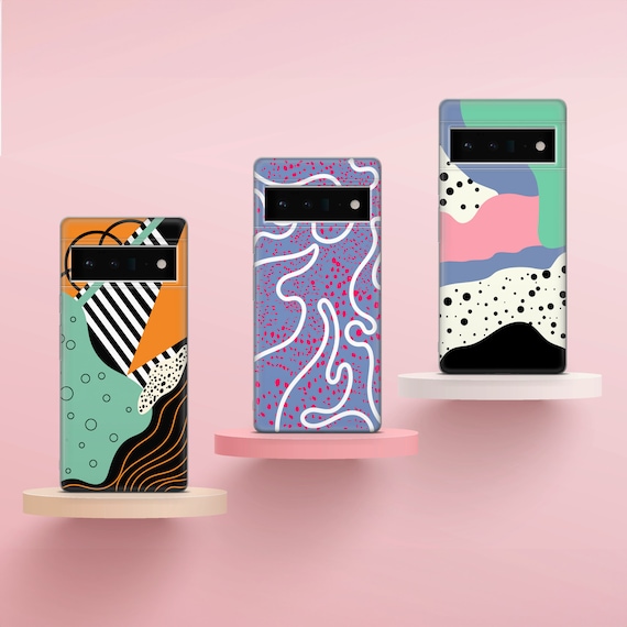 Polka Dots Phone Case Pastel Matte Cover for Google Pixel 10 Pro XL 9A 9 Pro 8A 8 Pro 7A 7 Pro 6 6A 3A 4XL 5 OnePlus 13 12R 11 10 Pro