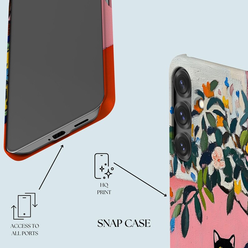 Kat Schilderen Telefoon Geval Kattenliefhebber Telefoon Cover Fit Voor Samsung Galaxy S25 S24 FE S23 Ultra S23 Plus S22 Ultra Note 20 Ultra S20 FE afbeelding 7