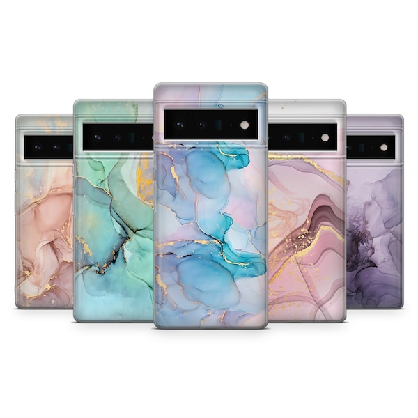 大理石風スマホケース マット大理石風カバー Google Pixel 10 Pro XL 9A 9 Pro 8A 8 Pro 7A 7 Pro 6 6A 3A 4XL 5 OnePlus 13 12R 11 10 Pro用