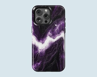 Funda de teléfono de mármol morado con acabado de mármol MagSafe compatible con iPhone 17 Pro Max 16 Pro Max 15 14 13 Pro 12 11 Pro XS XR 8 Plus