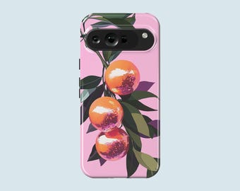 Disco Oranges Phone Case Aesthetic Retro Phone Cover Fit For Google Pixel 11 Pro XL 10A 10 Pro 9A 9 Pro XL 8 8A 7A 7 Pro 6 Pro 6A