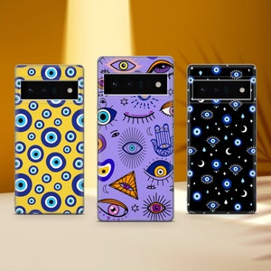 Evil Eye Phone Case Spiritual Witchy Cover for Google Pixel 10 Pro XL 9A 9 Pro 8A 8 Pro 7A 7 Pro 6 6A 3A 4XL 5 OnePlus 13 12R 11 10 Pro