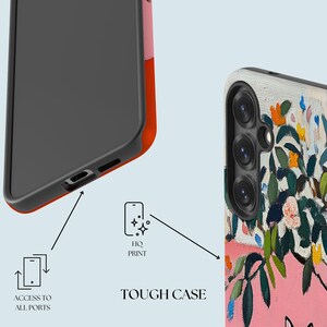 Kat Schilderen Telefoon Geval Kattenliefhebber Telefoon Cover Fit Voor Samsung Galaxy S25 S24 FE S23 Ultra S23 Plus S22 Ultra Note 20 Ultra S20 FE afbeelding 5