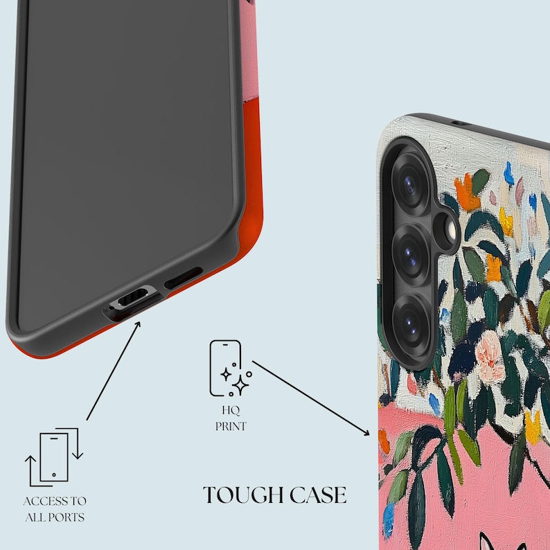 Kat Schilderen Telefoon Geval Kattenliefhebber Telefoon Cover Fit Voor Samsung Galaxy S25 S24 FE S23 Ultra S23 Plus S22 Ultra Note 20 Ultra S20 FE afbeelding 5