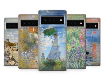 Claude Monet Phone Case Painting Art Cover Fit For Google Pixel 10 Pro XL 9A 9 Pro 8A 8 Pro 8 7A 7 Pro 6 6A 3A 4XL 5 OnePlus 13 12R 11 10