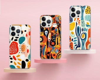 Polka Dots Phone Case Retro Design Cover Fit For iPhone 17 Pro Max 16 15 14 13 12 13 11 XS Samsung S25 S24 S23 FE A56 A16 Huawei P30 Pro