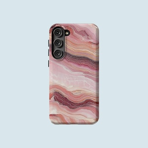 Roze marmeren telefoonhoesje Telefoonhoes met marmerafwerking Geschikt voor Samsung Galaxy S25 S24 FE S23 Ultra S23 Plus S22 ultra S20 FE Note 20 Ultra Note 10
