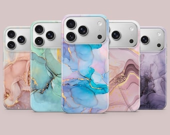Marble Phone Case Matte Marble Cover Fit For iPhone 17 Pro Max 16 15 14 13 12 13 11 XS SE Samsung S25 S24 S23 FE A56 A16 A15 Huawei P30 Pro