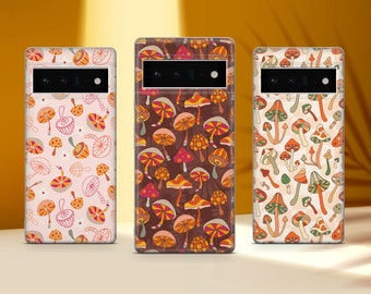Custodia per telefono Trippy Mushroom Retro Mushroom Cover adatta per Google Pixel 10 Pro XL 9A 9 Pro 8A 8 Pro 7A 7 Pro 6 6A 3A 4XL 5 OnePlus 13 12R 11 10