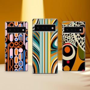 Retro Randigt Vintage Telefonskal Estetiskt Fodral för Google Pixel 10 Pro XL 9A 9 Pro 8A 8 Pro 7A 7 Pro 6 6A 3A 4XL 5 OnePlus 13 12R 11 10