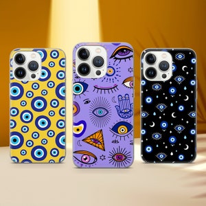 Coque de téléphone mauvais œil sorcière spirituelle housse de téléphone pour iPhone 16 Pro Max 15 14 11 12 13 XS Samsung S25 S24 S23 FE S22 A15 Huawei P30 Pro
