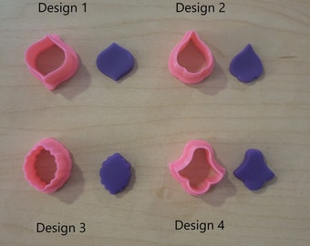 Shaped Polymer Clay Cutters – PLA Jewelry Making Stud Cutters