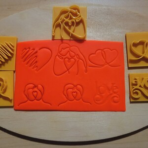 Polymer Clay Cutters - Heart Shaped Cutter - Valentine themed Polymer Clay Cutters - Jewelry making