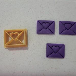 Polymer Clay Cutters - Heart Shaped Cutter - Valentine themed Polymer Clay Cutters - Jewelry making