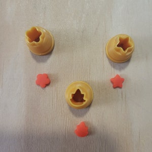 Polymer Clay Cutters -Mini Cutter - Flower/leaf/star shaped Style Cutter - Polymer Clay Cutter Jewelry making