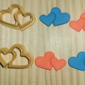 Polymer Clay Cutters - Heart Shaped Cutter - Valentine themed Polymer Clay Cutters - Jewelry making