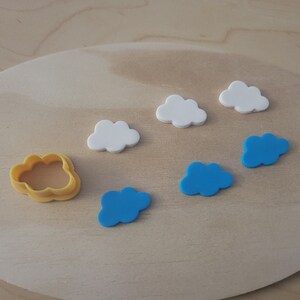 Polymer Clay Cutters -Cloud Shaped Polymer Clay Cutters - Jewelry making
