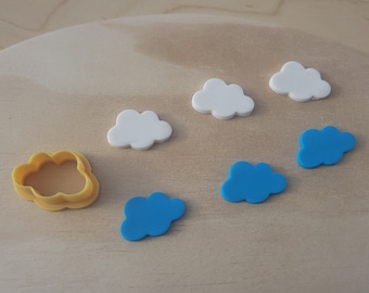 Cloud Polymer Clay Cutters – Jewelry Making, PLA Plastic