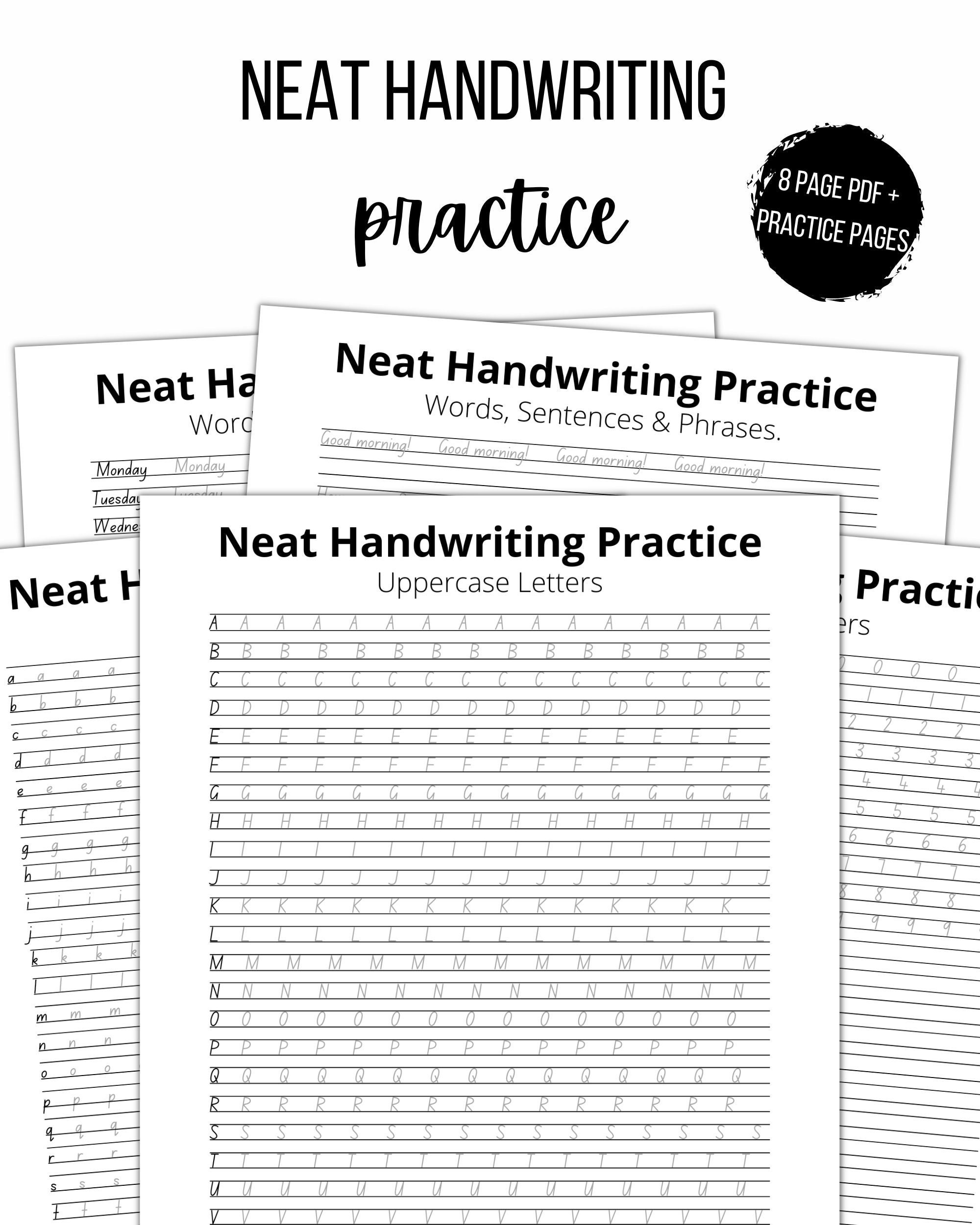 Neat Handwriting: An Easy 8 Step Guide for Parents - OT Perspective