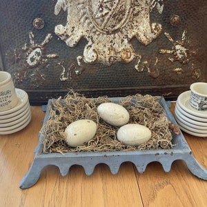 Antique Authentic Ironstone English Broody Eggs - Cleaner Sold Separately