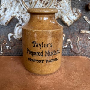Taylors Mustard Pot - Etsy