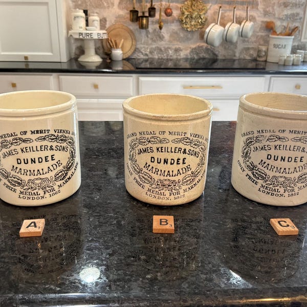 Antique 1# Chubby James Keiller & Son’s Dundee Marmalade - London, c. 1890’s