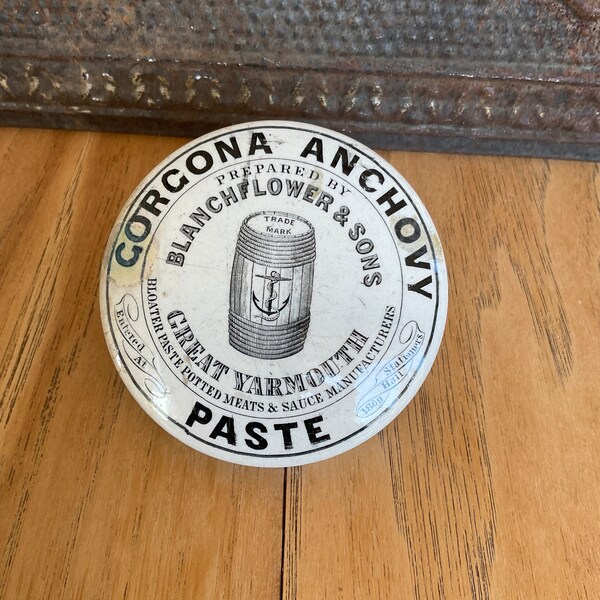 Blanchflower & Sons Gorgona Anchovy Paste - Great Yarmouth - . c. 1870
