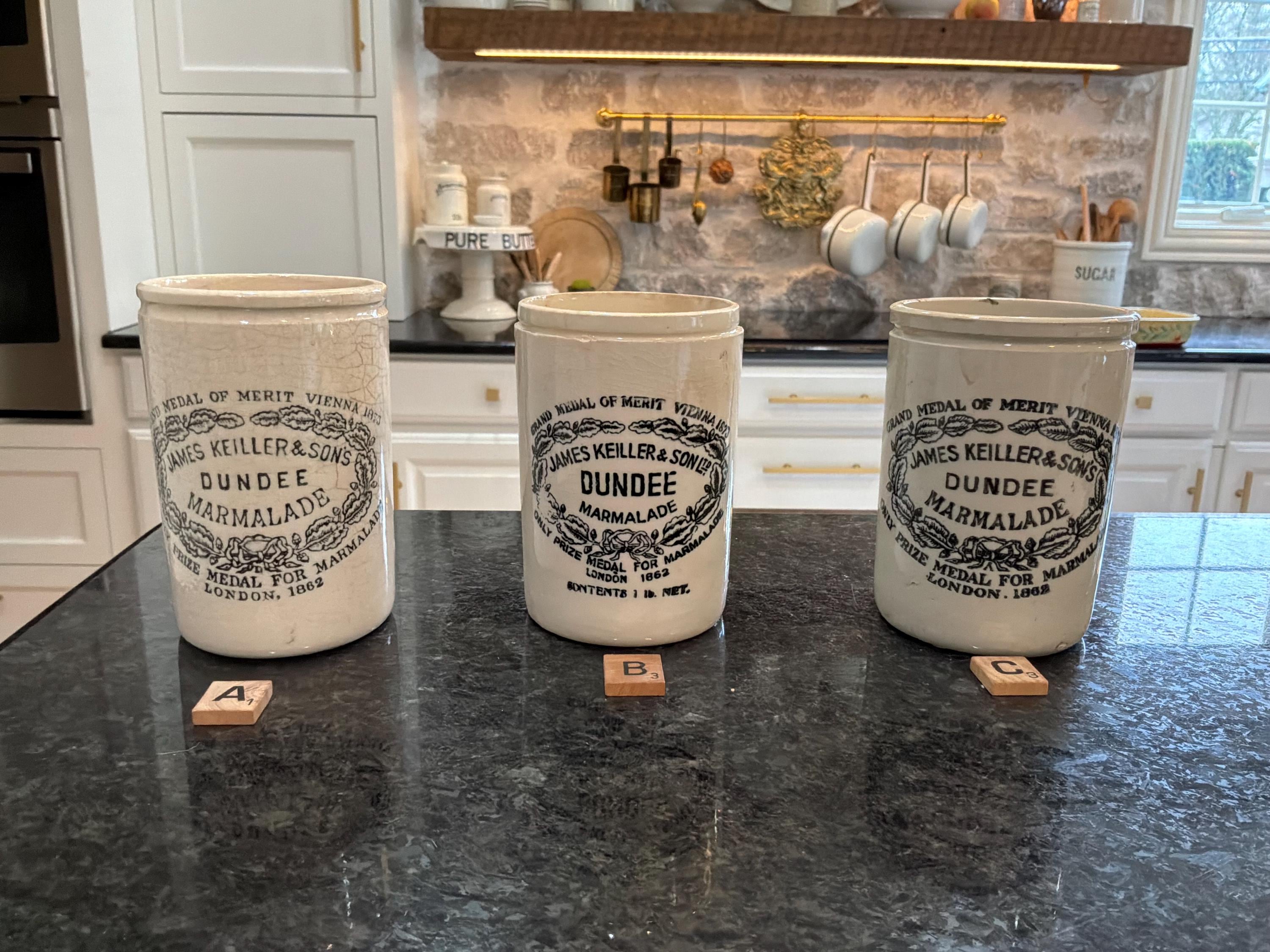 James Keiller & Sons ジャム陶器容器 4個セット Keiller Marmalade - Etsy