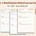 369 Manifestation Method Journal Page, Print and Download PDF, Law of ...