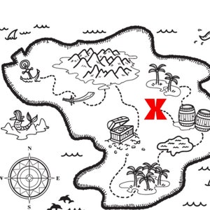 Carte au trésor de Neverland