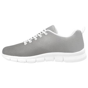 Women&#39;s Breathable Grey Sneakers: Lightweight Athletic Trainers