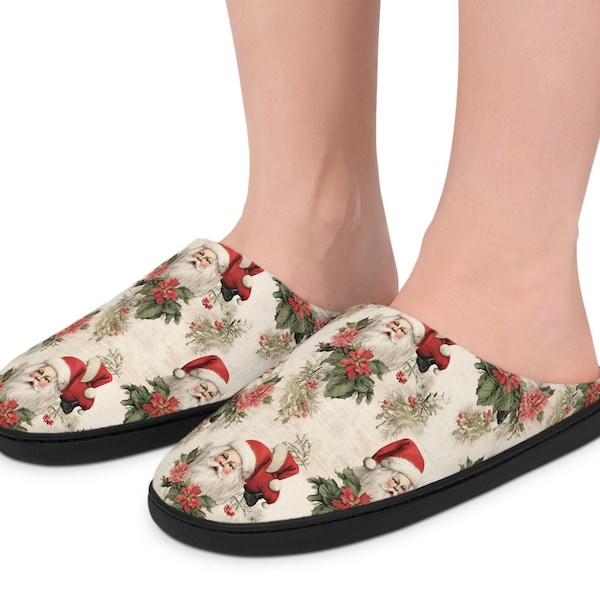 mens santa slippers