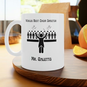 Personalized Coffee Mug for choir director, worlds best choir director, Perfect appreciation gift for your favorite choir instructor