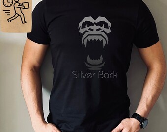 Silverback Gorilla T-Shirt: Alpha Gym Workout Tee