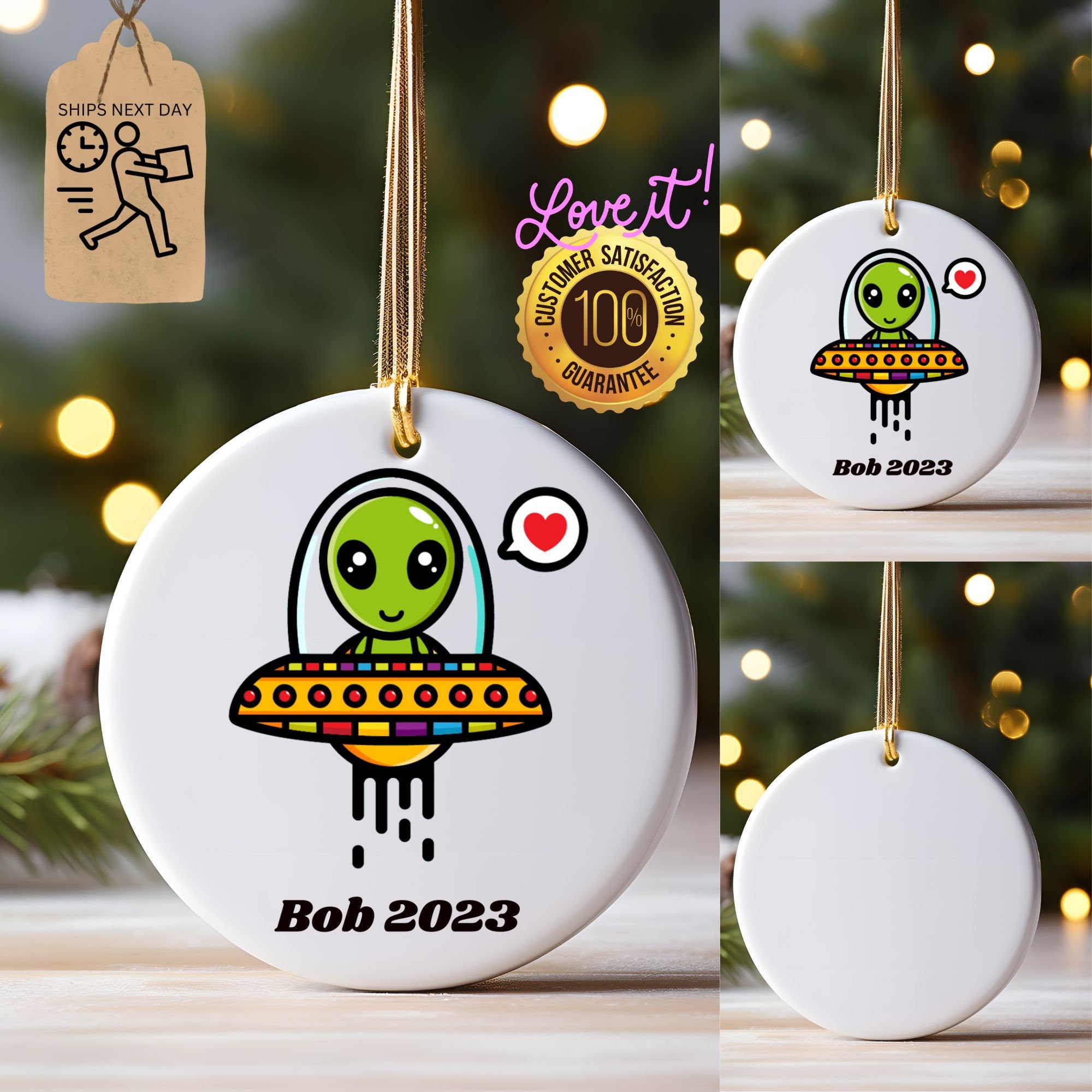 Cute alien ornament - .de