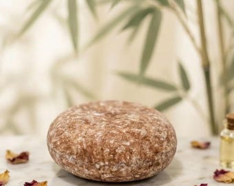 Strengthening Bamboo Argan Oil Shampoo Bar, All Natural Haircare