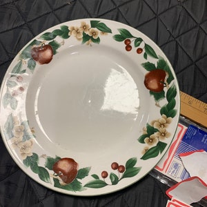 Vintage cades cove collection by citation dinner dish 10.5 in