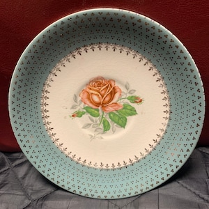 Vintage Homer Laughlin, cavalier eggshell saucer